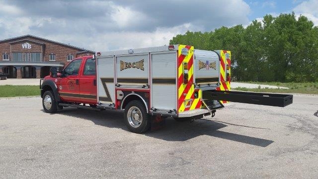 drey rescue fire truck medium duty extra storage