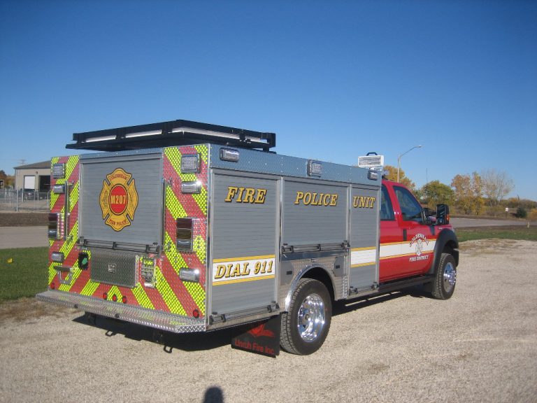 drey rescue fire truck medium duty extra storage