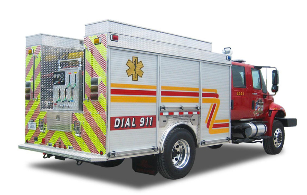 wet rescue fire truck large chasis